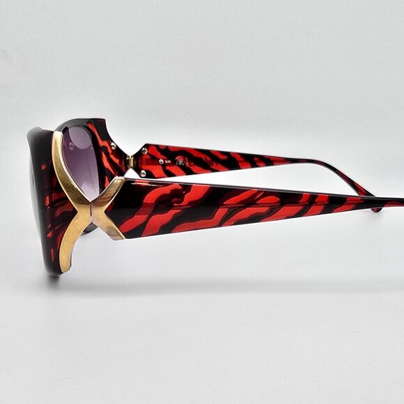 Paloma Picasso 3774 30 Amber Tortoise Frame Purple Gradient Lens Sunglasses 60mm main image 3